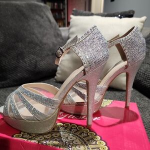 Blinged out heels